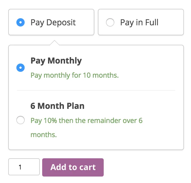 WooCommerce Deposits-分期付款定金支付插件插图5-WP资源海 WooCommerce Deposits-分期付款定金支付插件插图5-WP资源海