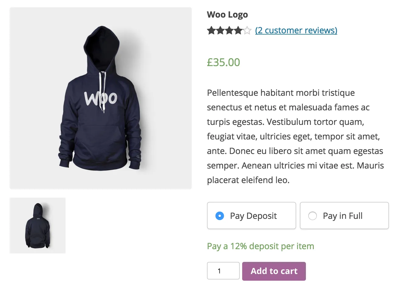 WooCommerce Deposits-分期付款定金支付插件插图3-WP资源海 WooCommerce Deposits-分期付款定金支付插件插图3-WP资源海