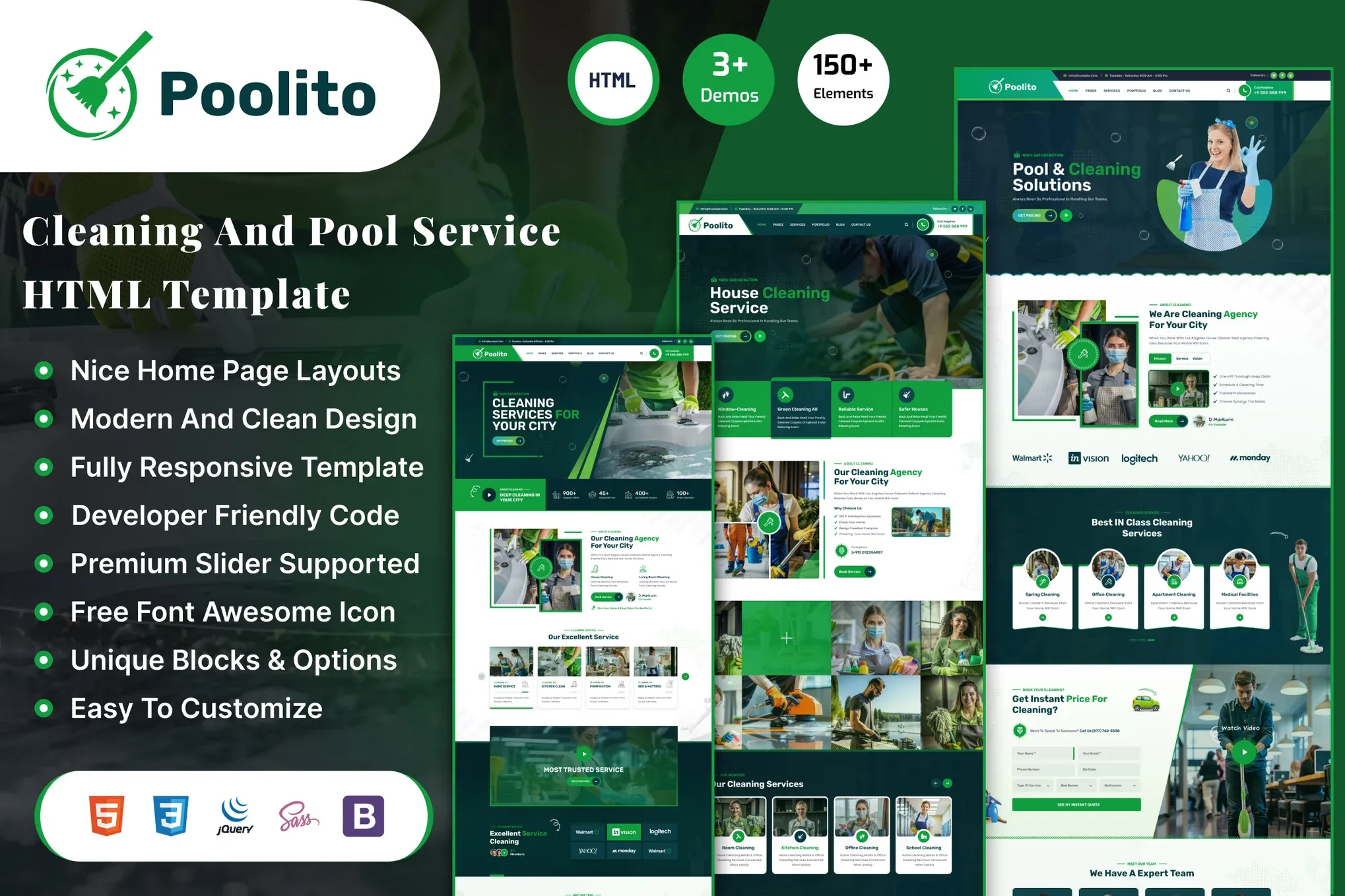 Poolito-家政服务保洁清洁公司HTML5网站模板插图-WP资源海 Poolito-家政服务保洁清洁公司HTML5网站模板插图-WP资源海