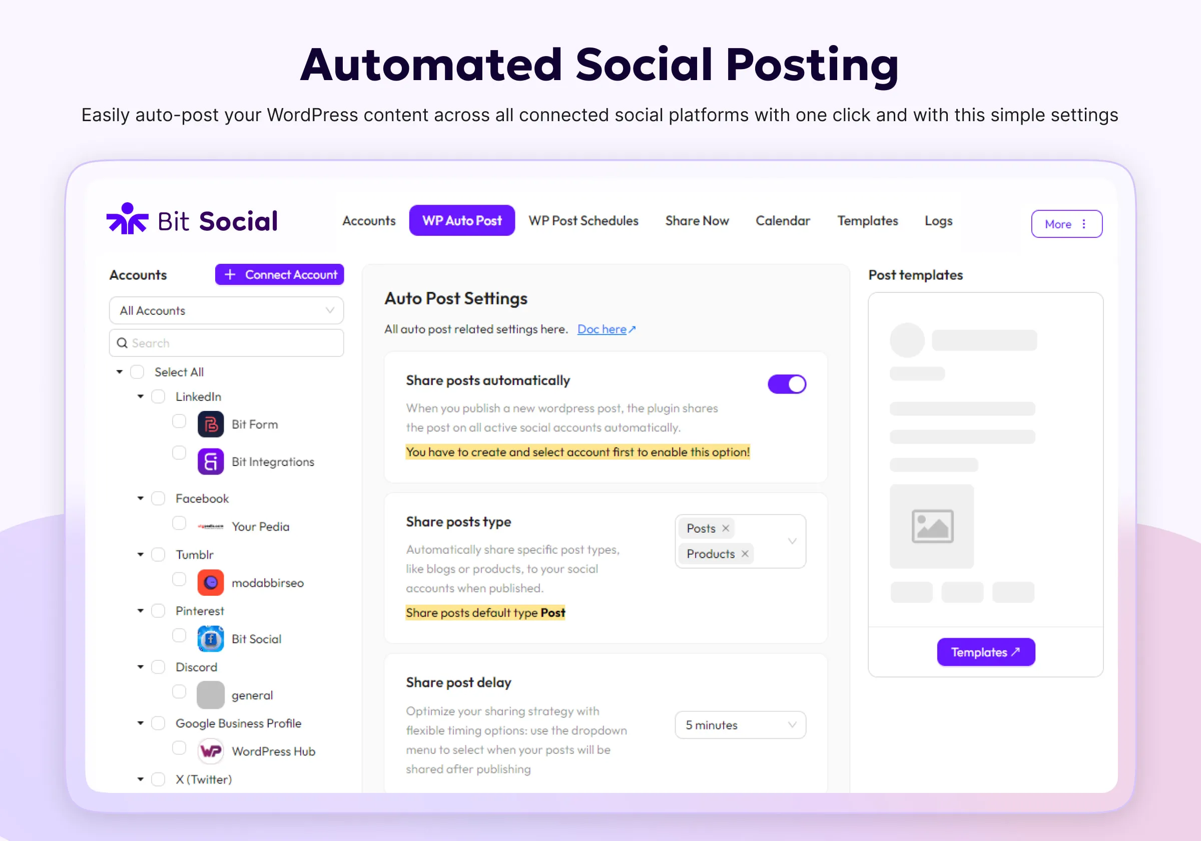 Bit Social Pro-社交媒体自动发步与分享WordPress插件插图3-WP资源海 Bit Social Pro-社交媒体自动发步与分享WordPress插件插图3-WP资源海