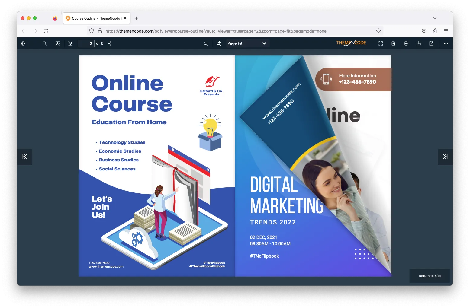 TNC FlipBook-超真实PDF 3D翻页阅读器WordPress插件插图1-WP资源海 TNC FlipBook-超真实PDF 3D翻页阅读器WordPress插件插图1-WP资源海