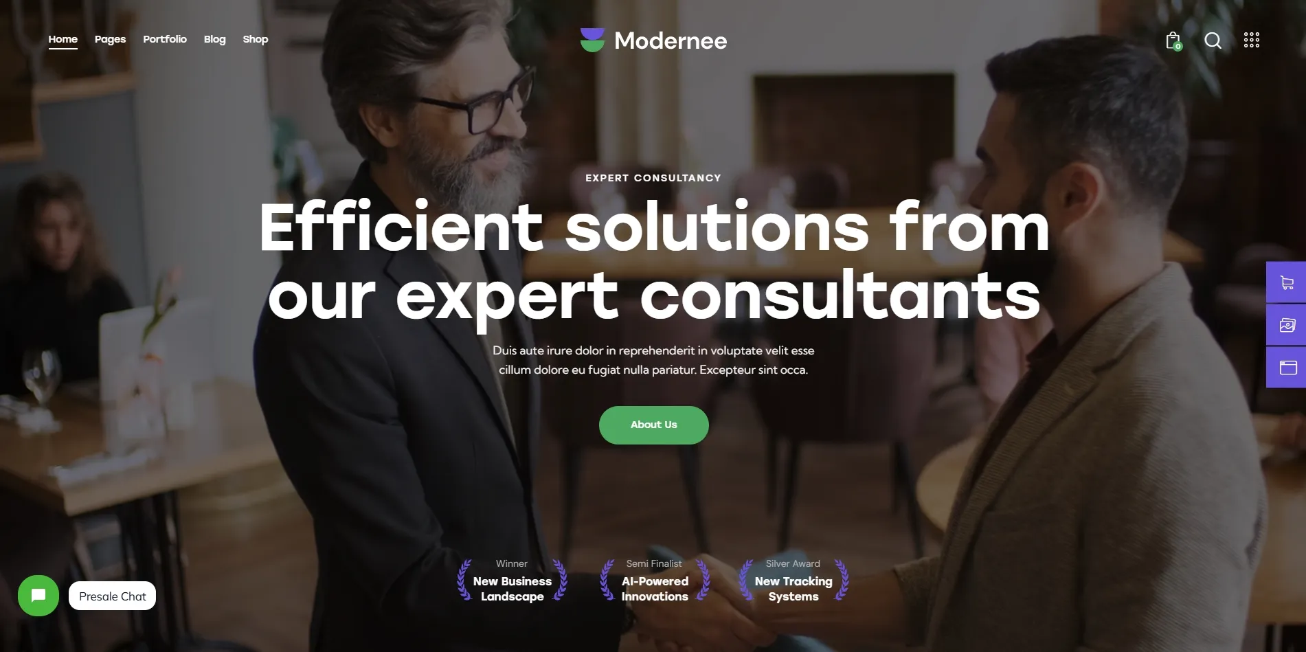 Modernee-网络科技AI智能网站模板WordPress主题插图7-WP资源海 Modernee-网络科技AI智能网站模板WordPress主题插图7-WP资源海