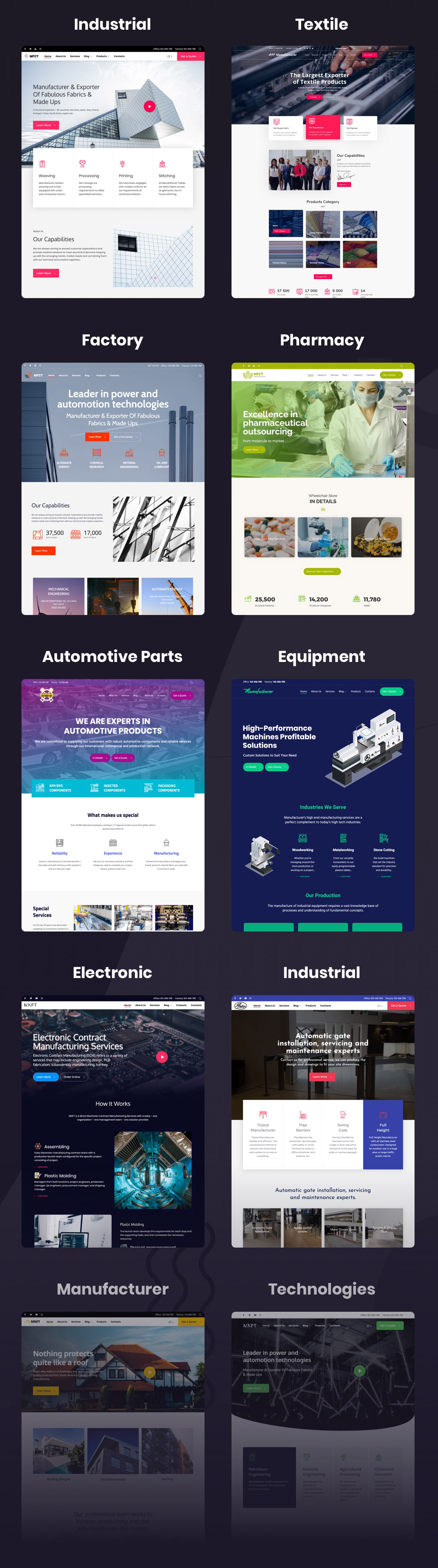 Manufacturer-加工制造工业工厂研发WordPress主题插图1-WP资源海 Manufacturer-加工制造工业工厂研发WordPress主题插图1-WP资源海