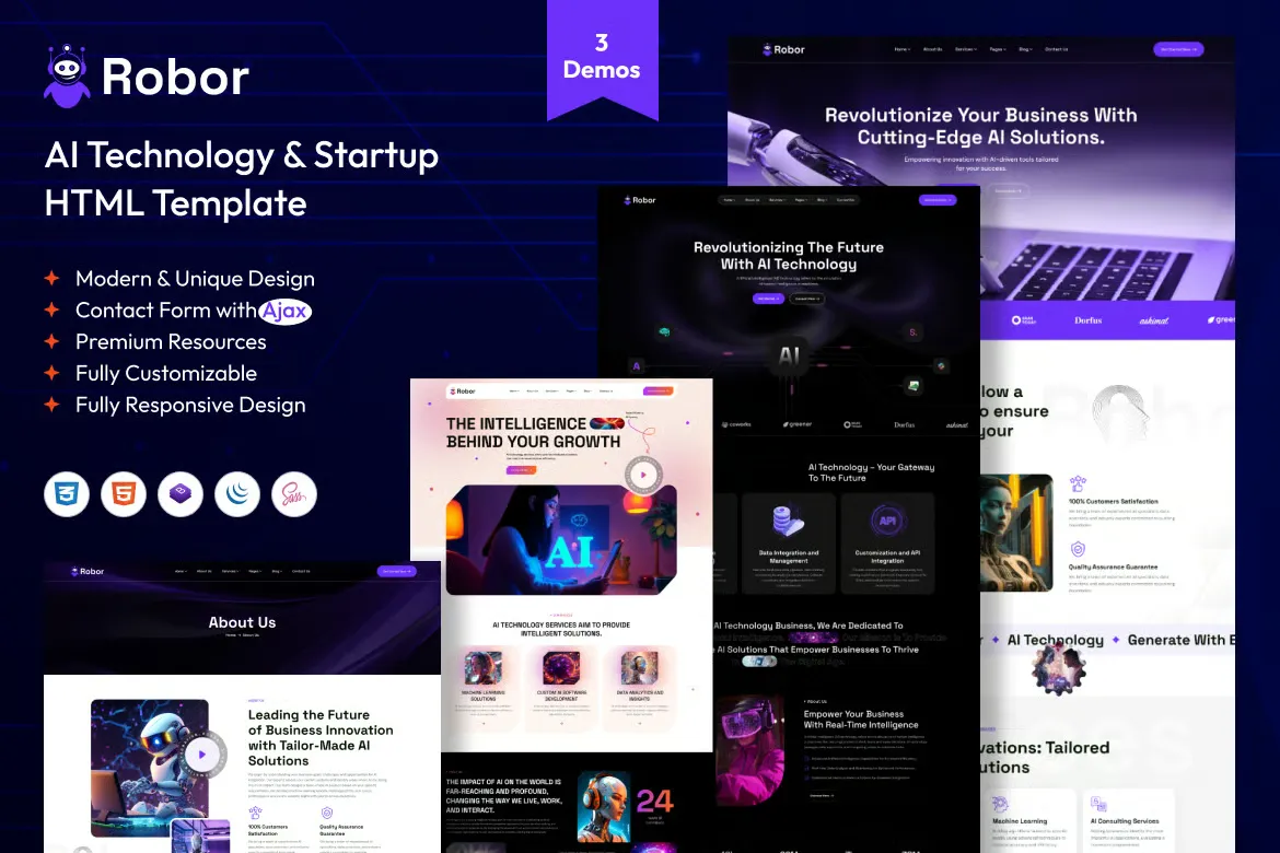 Robor-AI自动化业务AI软件HTML5网站模板插图-WP资源海 Robor-AI自动化业务AI软件HTML5网站模板插图-WP资源海