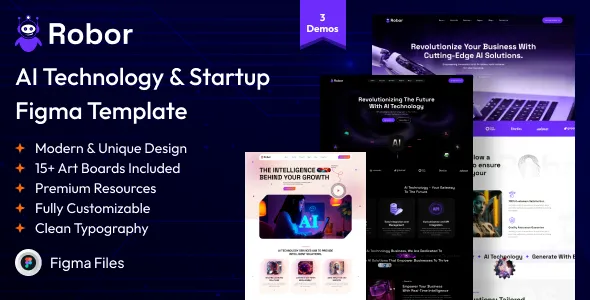 Robor-AI自动化业务AI软件HTML5网站模板
