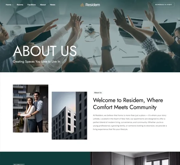 Residem-房地产房屋中介楼盘销售HTML5网站模板插图7-WP资源海 Residem-房地产房屋中介楼盘销售HTML5网站模板插图7-WP资源海