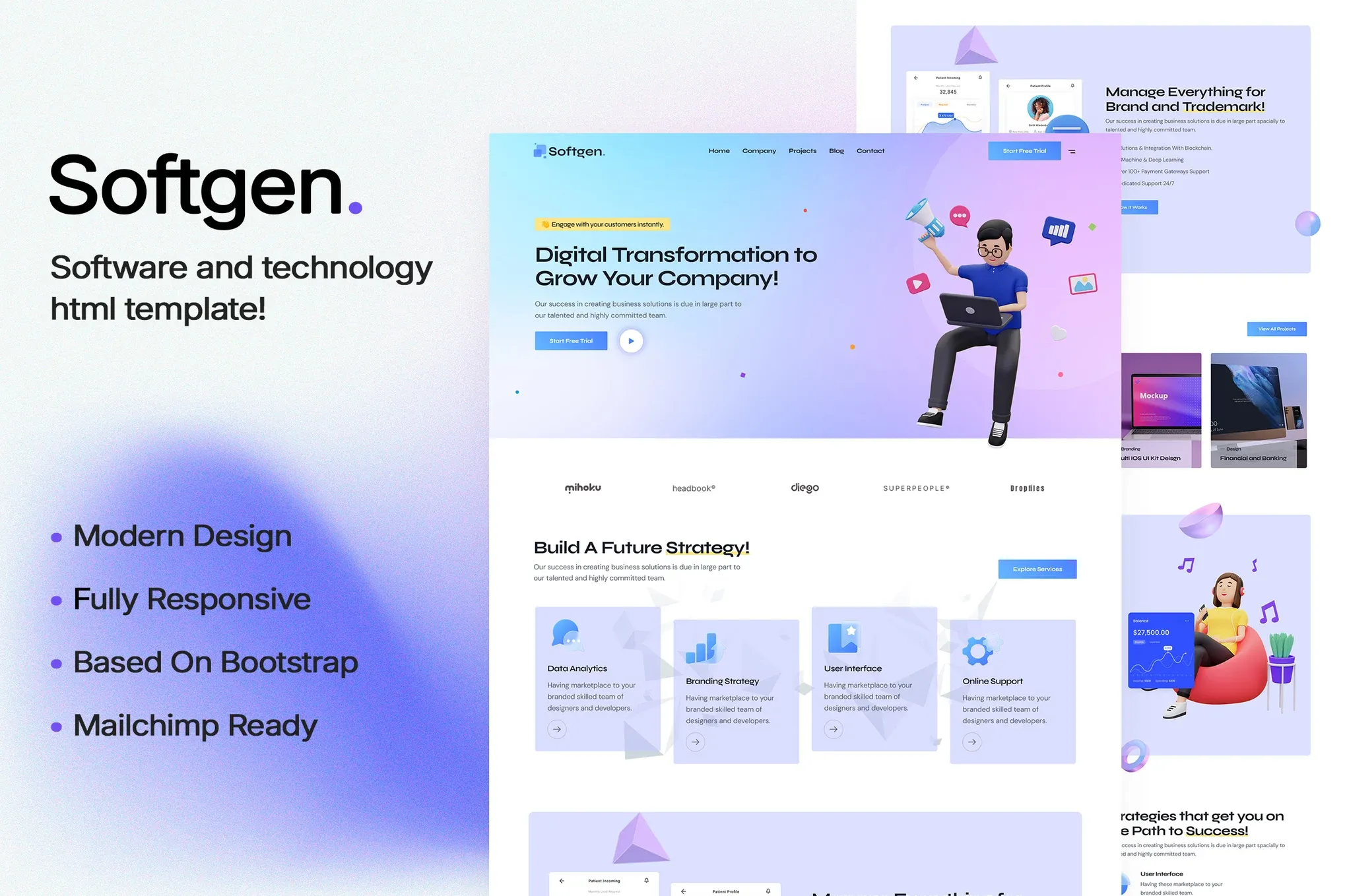 Softgen-简约漂亮的VR软件科技公司HTML5模板插图1-WP资源海 Softgen-简约漂亮的VR软件科技公司HTML5模板插图1-WP资源海
