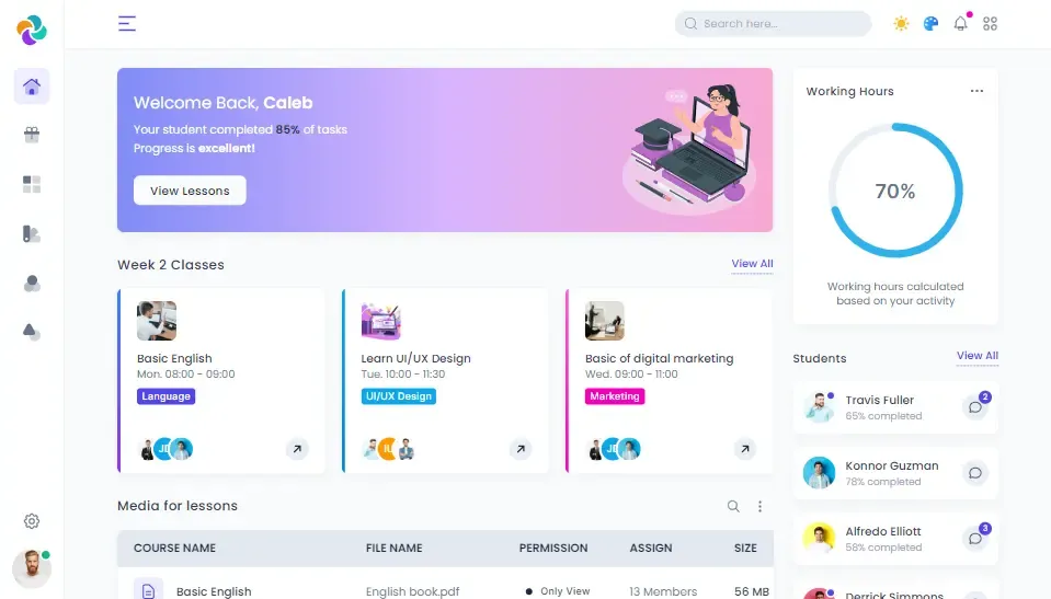Lineone-设计新颖漂亮的管理员后台模板Tailwind+Laravel插图15-WP资源海 Lineone-设计新颖漂亮的管理员后台模板Tailwind+Laravel插图15-WP资源海