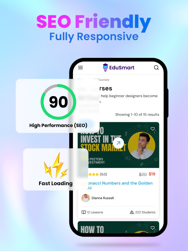 EduSmart-超漂亮在线课程大学教育网站WordPress主题插图5-WP资源海