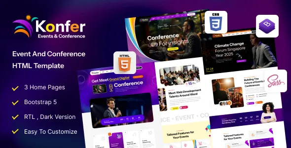 Konfer – 会议峰会线下活动 WordPress 主题