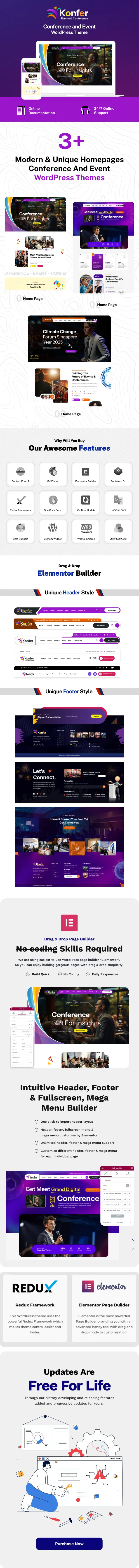 Konfer – 会议峰会线下活动 WordPress 主题插图1-WP资源海 Konfer – 会议峰会线下活动 WordPress 主题插图1-WP资源海