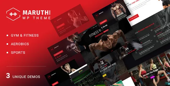 Maruthi – 健身房与私人教练 WordPress 主题