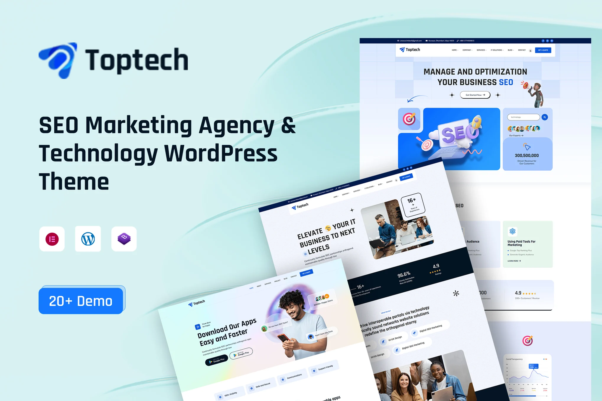 TopTech – 超漂亮蓝色科技公司网站模板 WordPress 主题插图4-WP资源海 TopTech – 超漂亮蓝色科技公司网站模板 WordPress 主题插图4-WP资源海