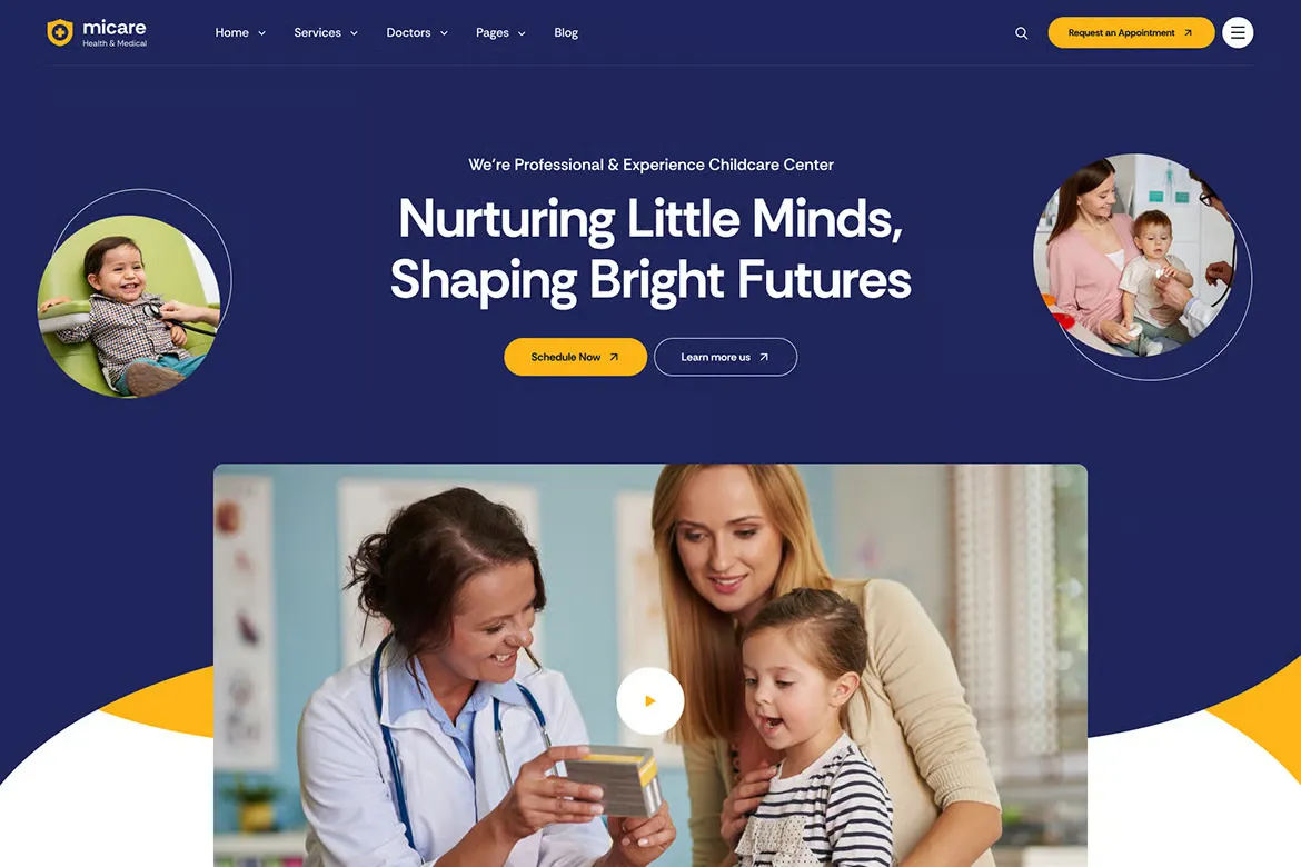 Micare-医疗健康护理网站模板WordPress主题插图6-WP资源海 Micare-医疗健康护理网站模板WordPress主题插图6-WP资源海