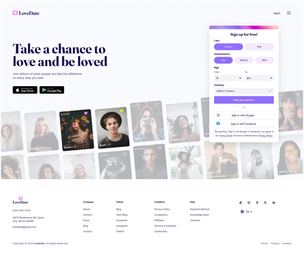 LoveDate-婚恋交友社交网站模板WordPress主题插图5-WP资源海 LoveDate-婚恋交友社交网站模板WordPress主题插图5-WP资源海