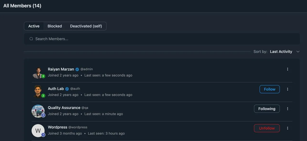 FluentCommunity v1.8 重磅更新:全新关注模块、性能飞跃与更佳用户体验 🚀插图4-WP资源海 FluentCommunity v1.8 重磅更新:全新关注模块、性能飞跃与更佳用户体验 🚀插图4-WP资源海