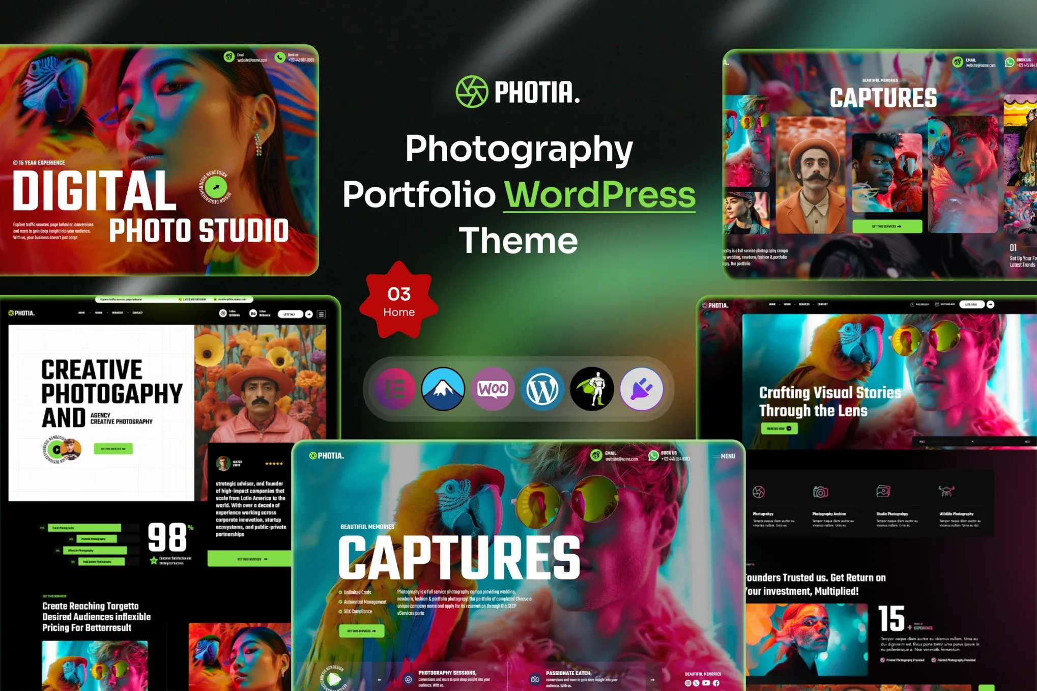 Photia-专为摄影师打造的极致视觉 WordPress 主题插图-WP资源海 Photia-专为摄影师打造的极致视觉 WordPress 主题插图-WP资源海