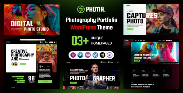 Photia-专为摄影师打造的极致视觉 WordPress 主题
