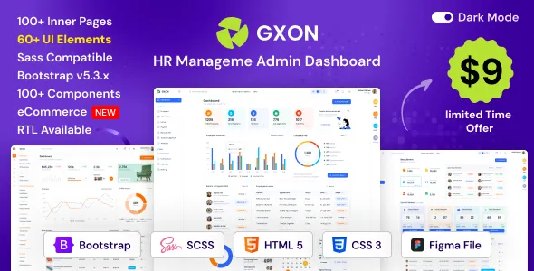 GXON-专业级HR人力资源管理系统后台模板
