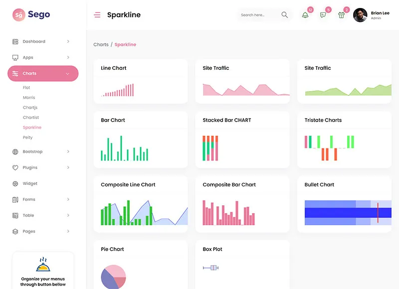 Sego-餐饮管理系统后台 Bootstrap 模板插图9-WP资源海