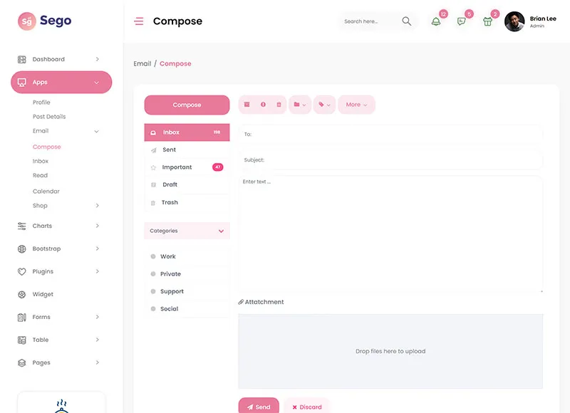 Sego-餐饮管理系统后台 Bootstrap 模板插图13-WP资源海
