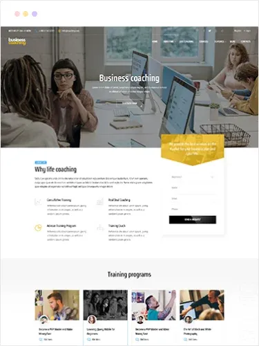 Coaching-教练培训导师咨询顾问 WordPress 主题插图9-WP资源海 Coaching-教练培训导师咨询顾问 WordPress 主题插图9-WP资源海