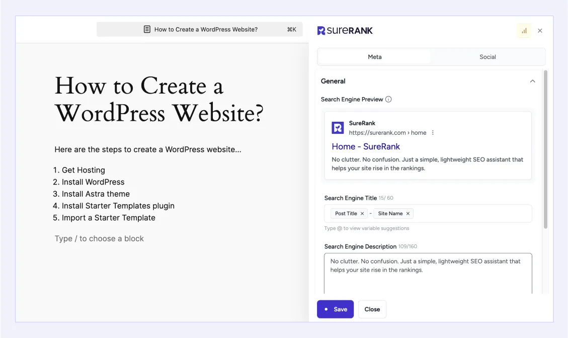 SureRank Pro – AI 驱动的 WordPress SEO 助手插件插图6-WP资源海 SureRank Pro – AI 驱动的 WordPress SEO 助手插件插图6-WP资源海