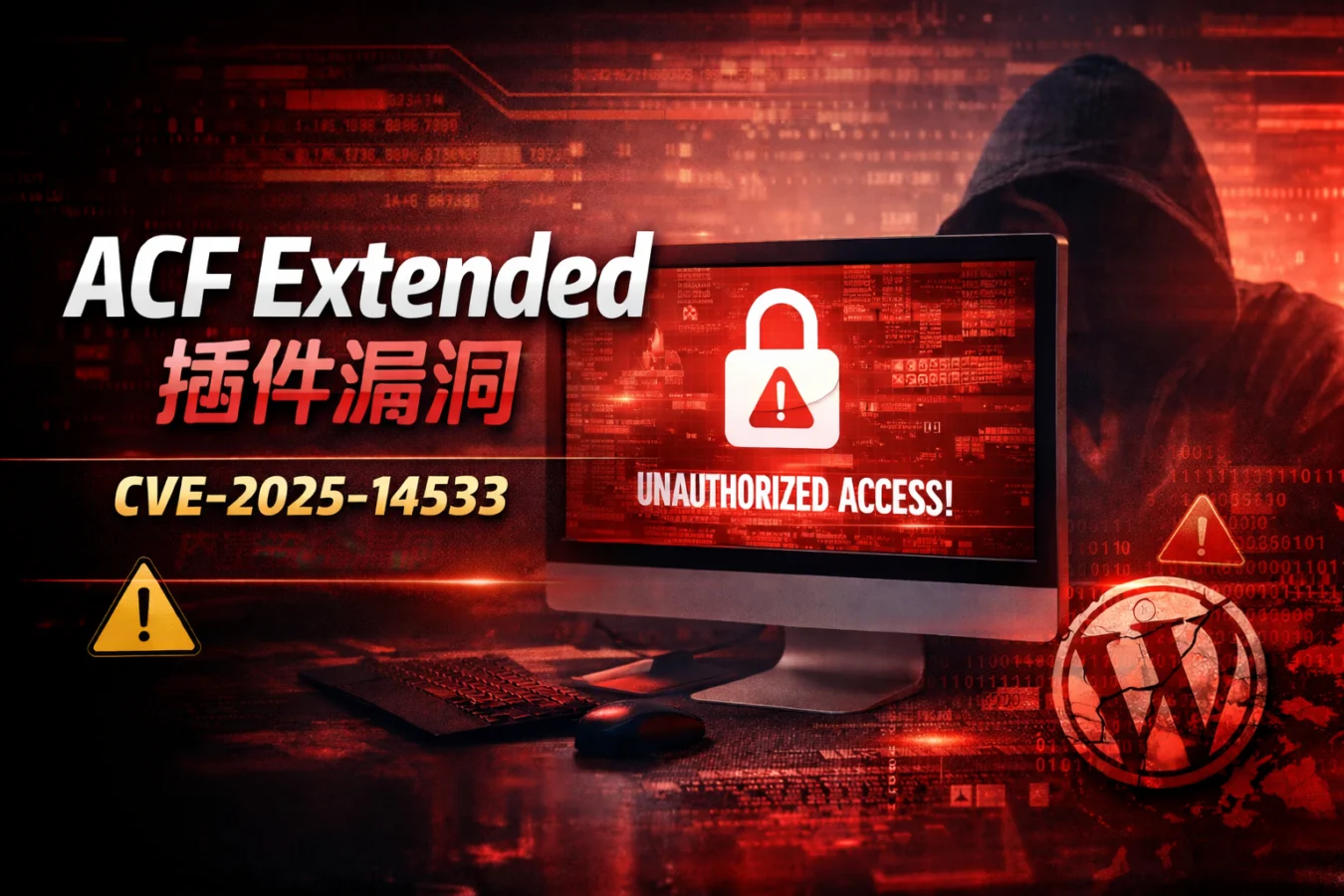 ⚠️ ACF Extended 插件严重漏洞（CVE‑2025‑14533）影响超 50,000 个网站