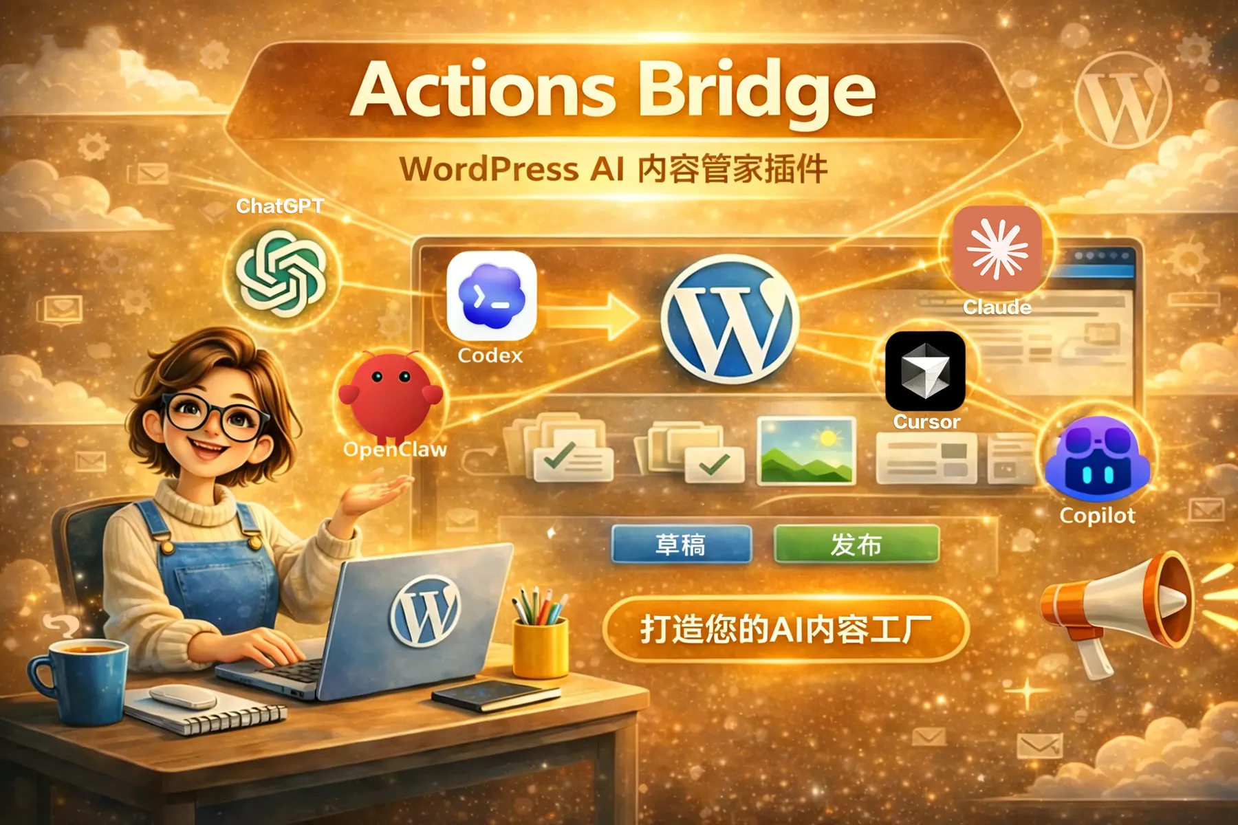 WordPress与AI Agent的深度整合:OpenClaw如何改变内容工作流插图-WP资源海 WordPress与AI Agent的深度整合:OpenClaw如何改变内容工作流插图-WP资源海