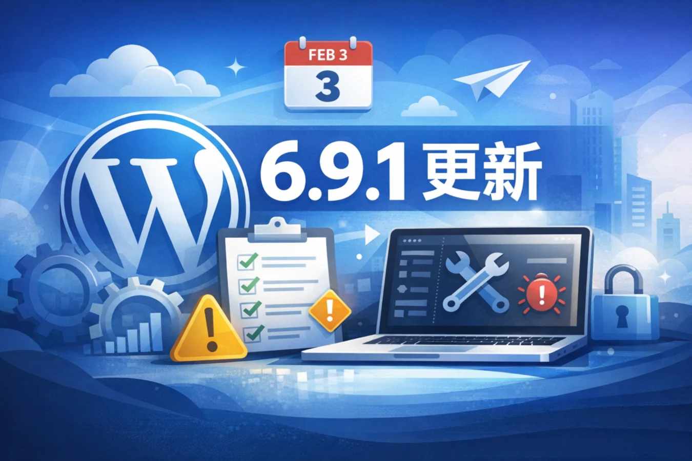 WordPress 6.9.1 已发布：更新内容速览