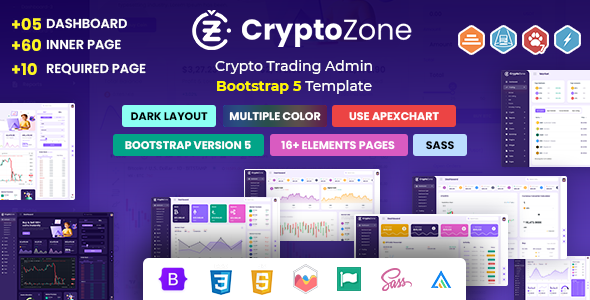 CryptoZone 数字资产交易管理后台模板
