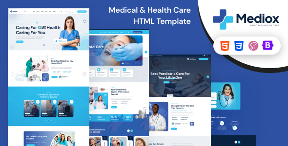 Mediox 医疗健康 HTML 模板