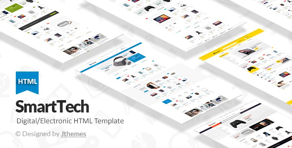 SmartTech 电商网站 HTML 模板