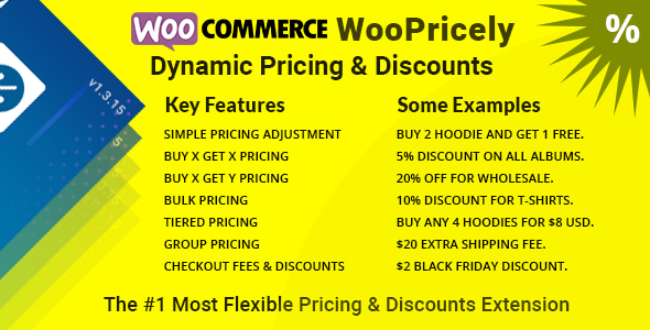 WooCommerce 动态定价与折扣插件