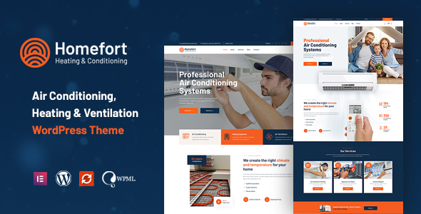 Homefort 暖通空调网站 WordPress 主题