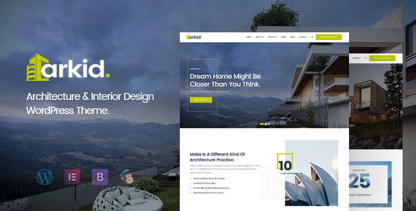Arkid-建筑与室内设计 WordPress 主题
