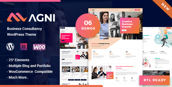 Agni-企业咨询业务 WordPress 主题