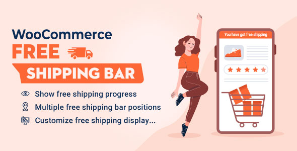 WooCommerce Free Shipping Bar 提升平均订单价值插图-WP资源海 WooCommerce Free Shipping Bar 提升平均订单价值