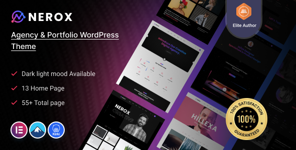 Nerox 机构与作品集 WordPress 主题