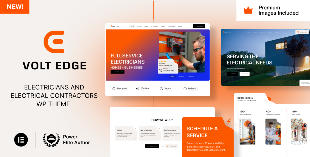 VoltEdge 电气维修 WordPress 主题插图-WP资源海 落地页 WordPress 主题