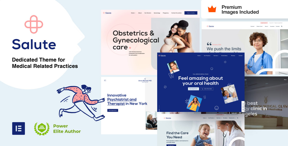 Salute–医疗行业 WordPress 多用途主题插图-WP资源海 Salute–医疗行业 WordPress 多用途主题