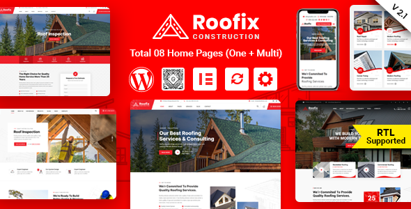 Roofix 屋顶服务 WordPress 主题插图-WP资源海 Roofix 屋顶服务 WordPress 主题