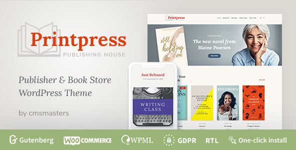 Printpress 图书出版 WordPress 主题插图-WP资源海 Printpress 图书出版 WordPress 主题
