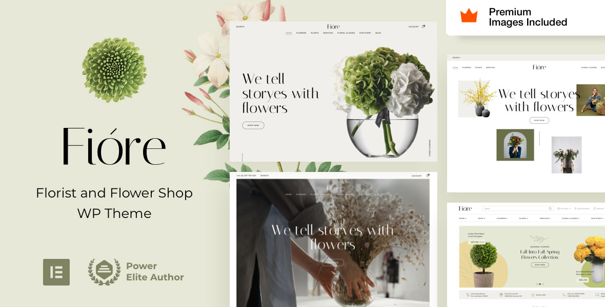 Fiore 花店花艺电商 WordPress 主题