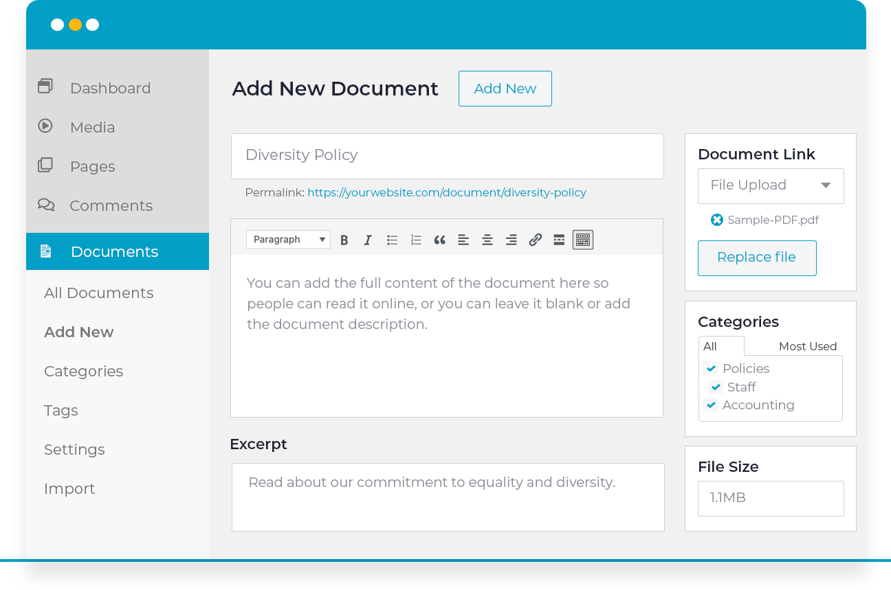 Document Library Pro 高级文档库管理 WordPress 插件插图-WP资源海 Document Library Pro 高级文档库管理 WordPress 插件