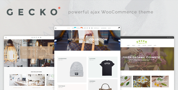 Gecko 强大的 Ajax WooCommerce 主题