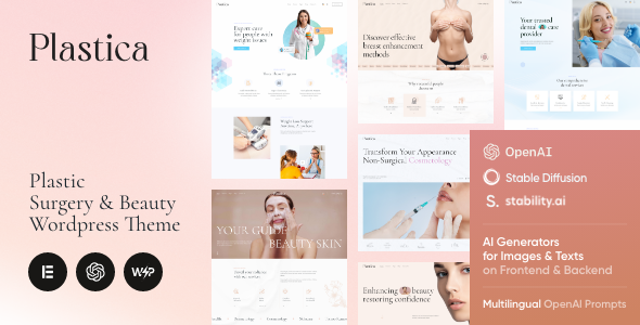 Plastica 医疗与美容 WordPress 主题