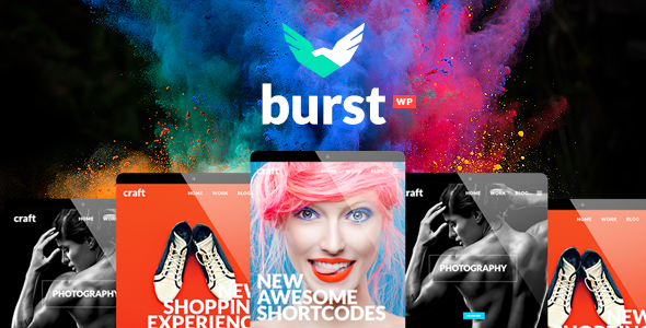 Burst 创意设计机构 WordPress 主题