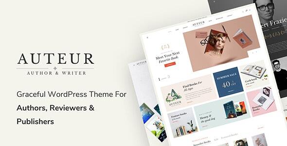 Auteur 作家出版与在线书店 WordPress 主题插图-WP资源海 Auteur 商城 WordPress 主题