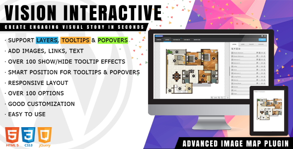 Vision Interactive 图片热点插件插图-WP资源海 Vision Interactive 图片热点插件
